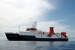 RV Maria S. Merian im Südatlantik